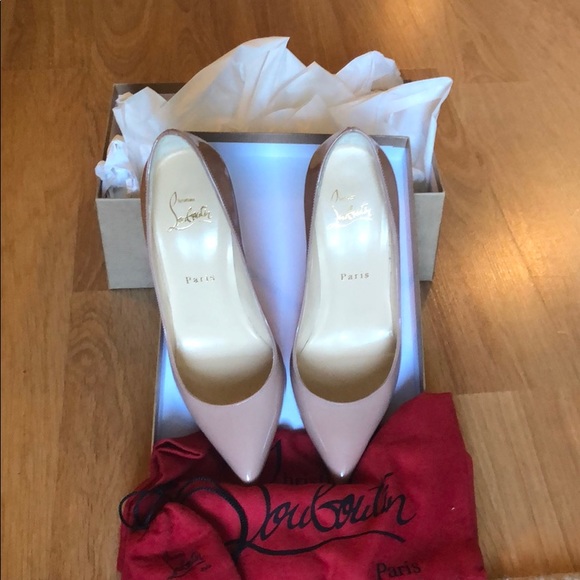 Christian Louboutin Shoes - Christian Louboutin Pigalle Follies100 Patent Nude